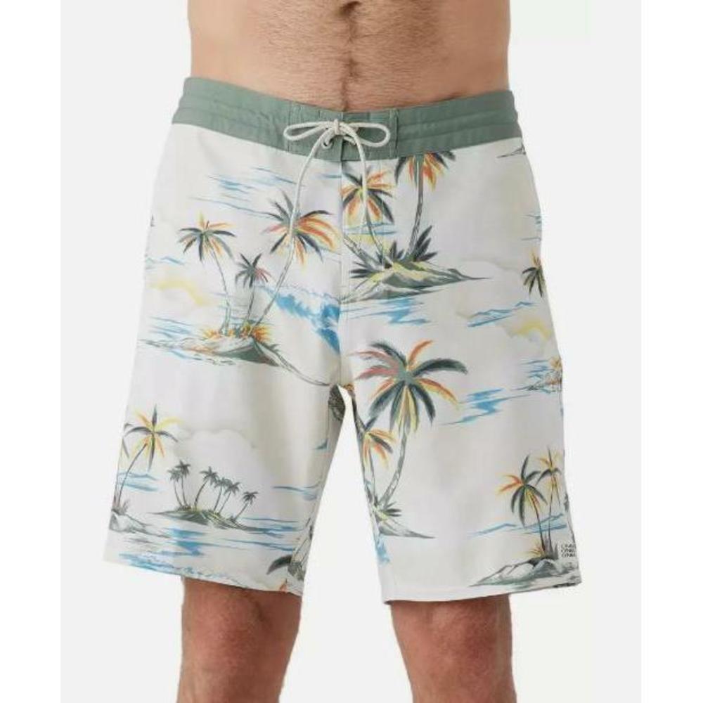 O'Neill Men's Multicolor 19 in. Boardshorts Size 32 Tropical Beach